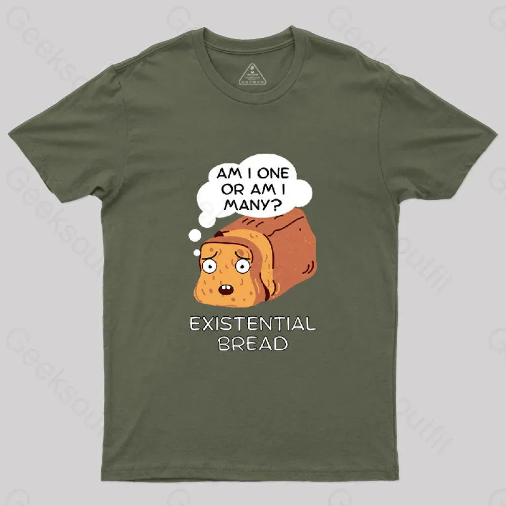 Existential Bread: Kawaii Bread Pun T-Shirt - Image 4