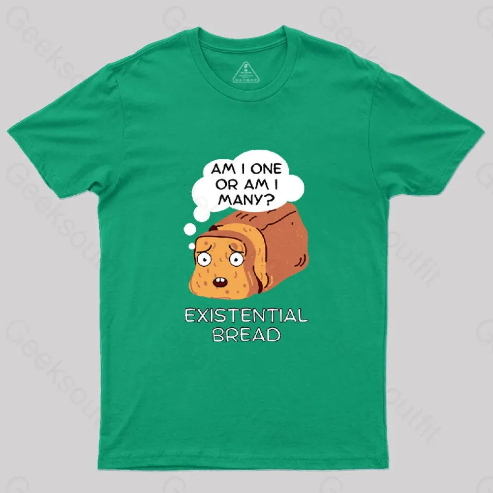 Existential Bread: Kawaii Bread Pun T-Shirt - Image 2