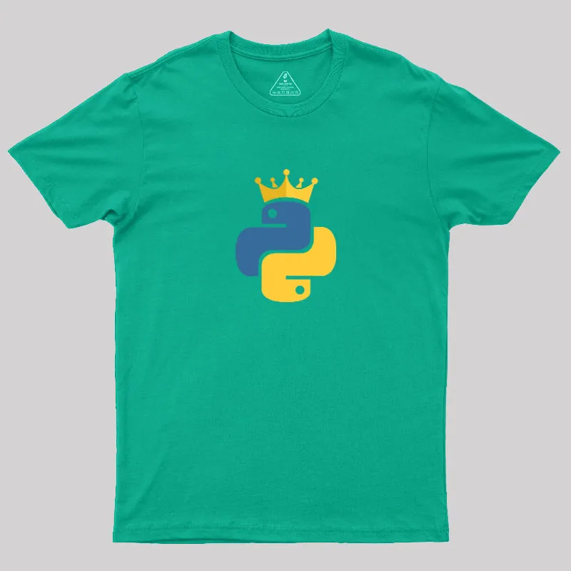 Python King Geek T-Shirt - Image 9