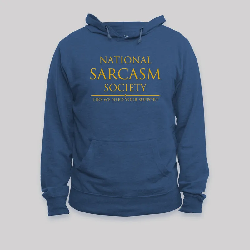 National Sarcasm Society Geek Hoodie - Image 2