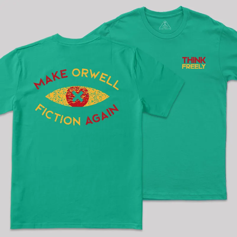 Think Freely Orwell Reimagined Geek T-Shirt - Image 7