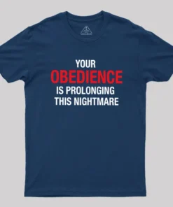 Alternative view of Your Obedience Geek T-Shirt
