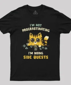 Alternative view of I Am Doing Side Quests Geek T-Shirt