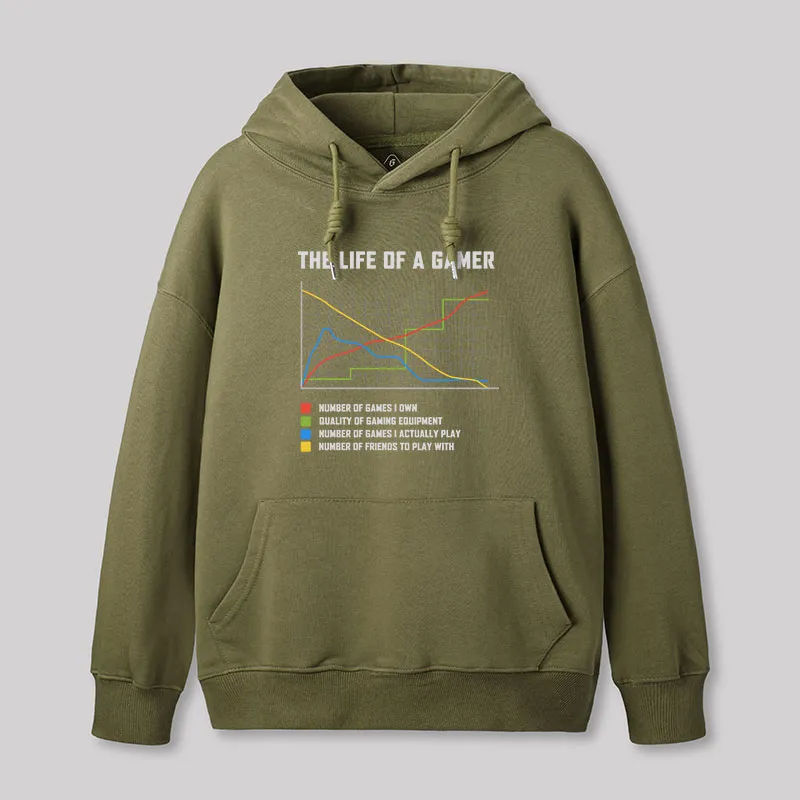 The Life Of A Gamer Geek Hoodie - Image 3
