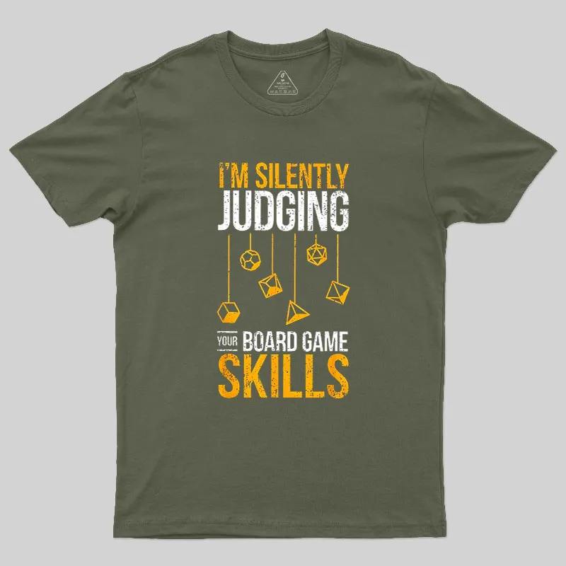 Silent Judgement Geek T-Shirt - Image 3