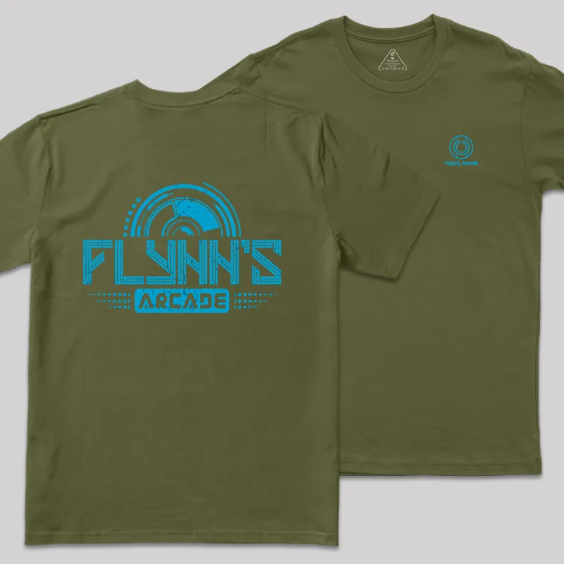 Personalized Flynn's Arcade Geek T-Shirt - Image 3