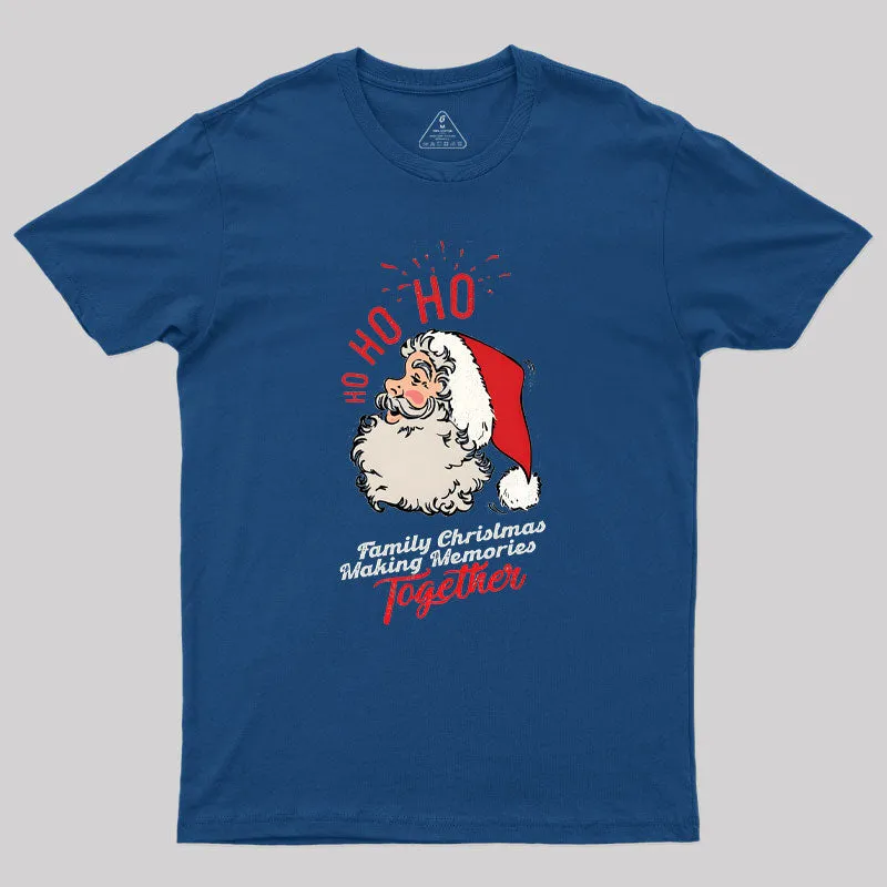 HO-HO-HO Merry Christmas Denim Geek T-Shirt - Image 3
