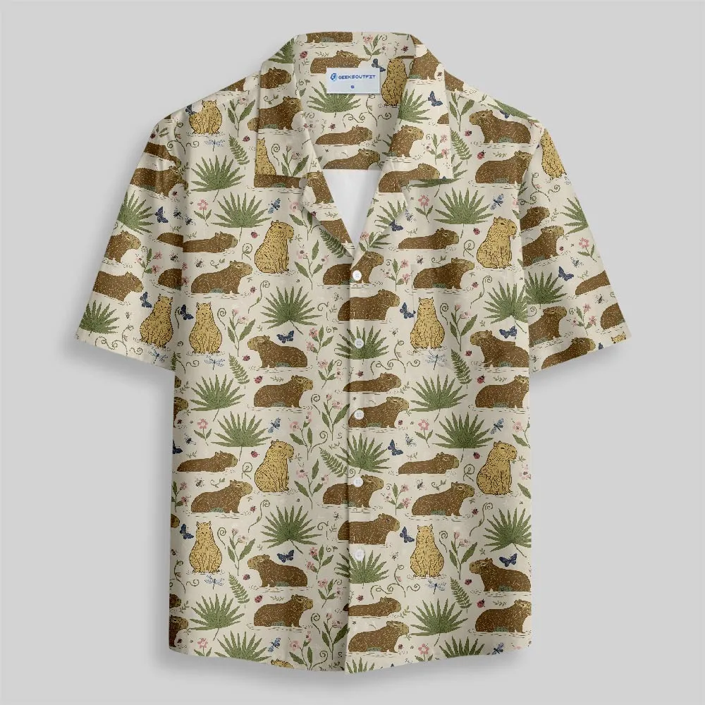 Tropical Leisure Button Up Pocket Shirt - Image 2