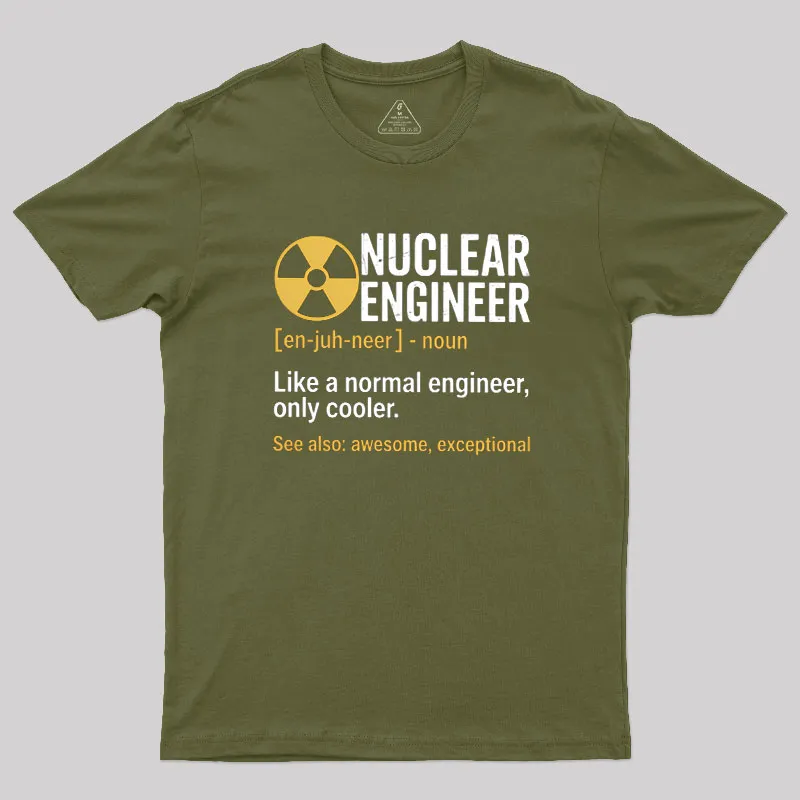 Nuclear Engineering Radioactive Chernobyl Geek T-Shirt - Image 3