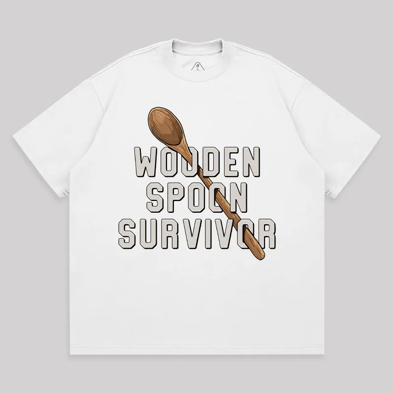 Wooden Spoon Survivor Unisex Oversized T-shirt - Image 2