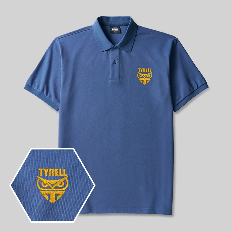 Tyrell Corporation Geek Embroidered Polo Shirts - Image 2