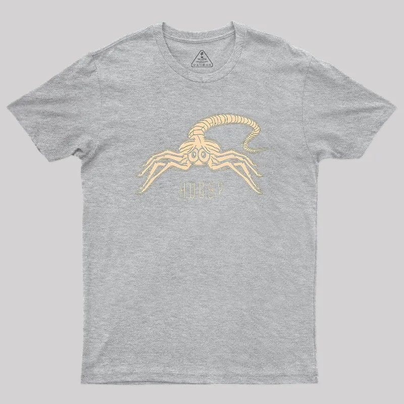Facehugger Hugs? T-Shirt - Image 9