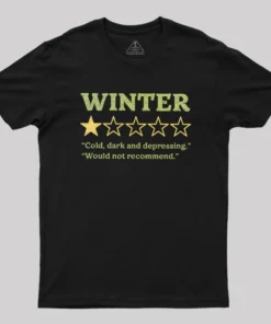 Winter Is Not Recommended Geek T-Shirt