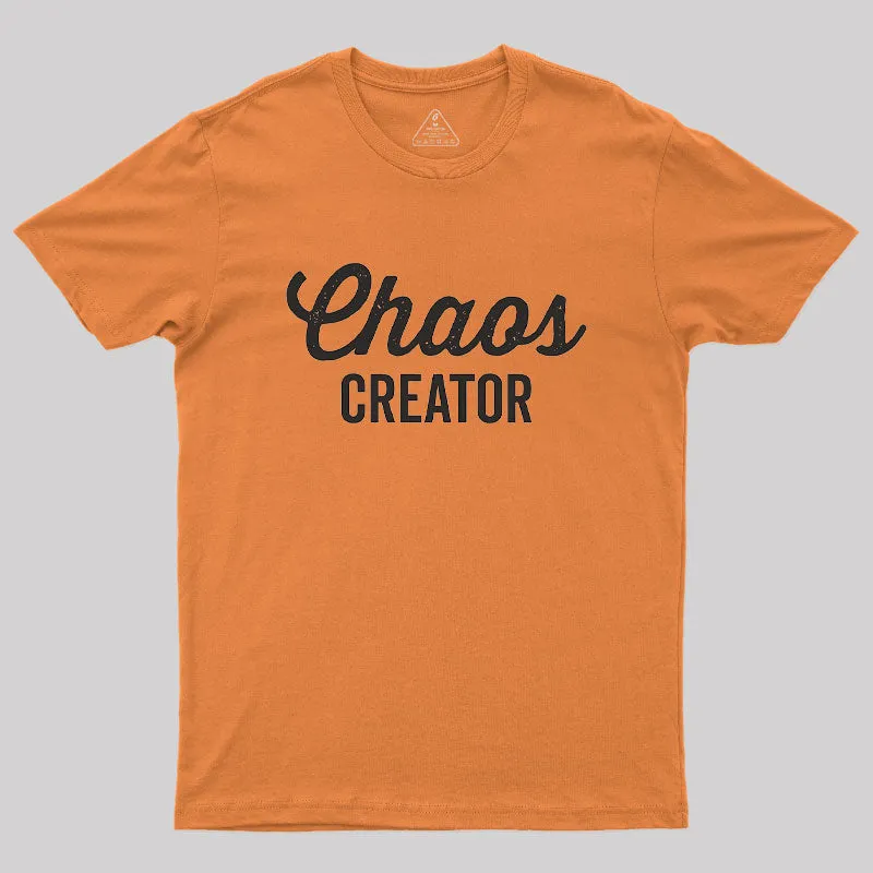 Chaos Creator Geek T-Shirt - Image 7