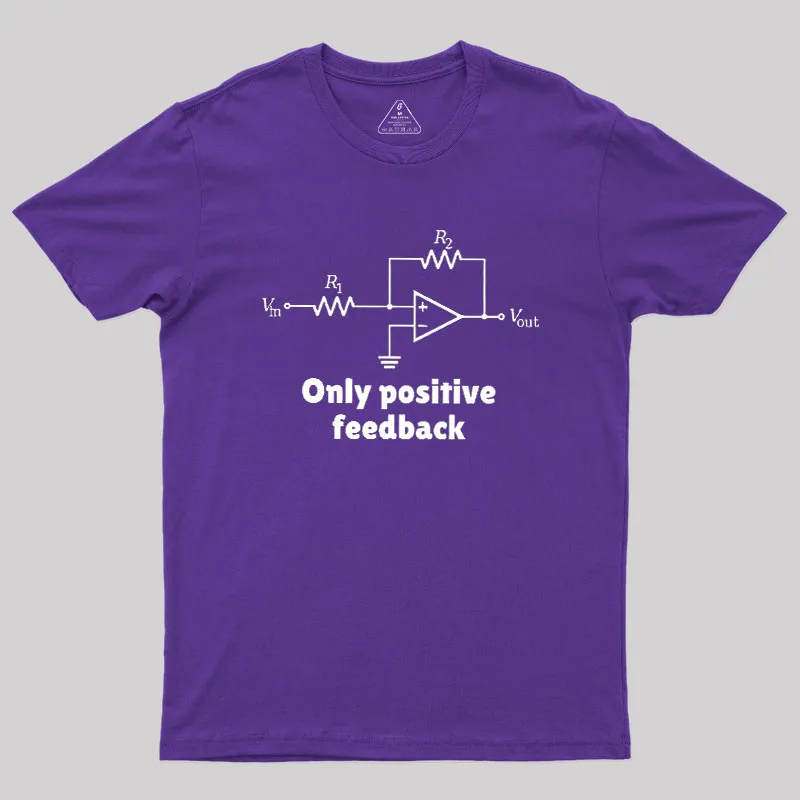 Only Positive Feedback Geek T-Shirt - Image 6