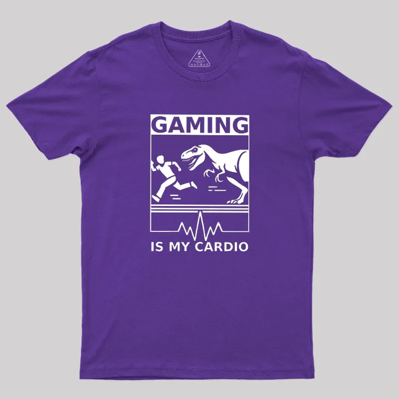 Gaming is My Cardio Geek T-Shirt - Image 6