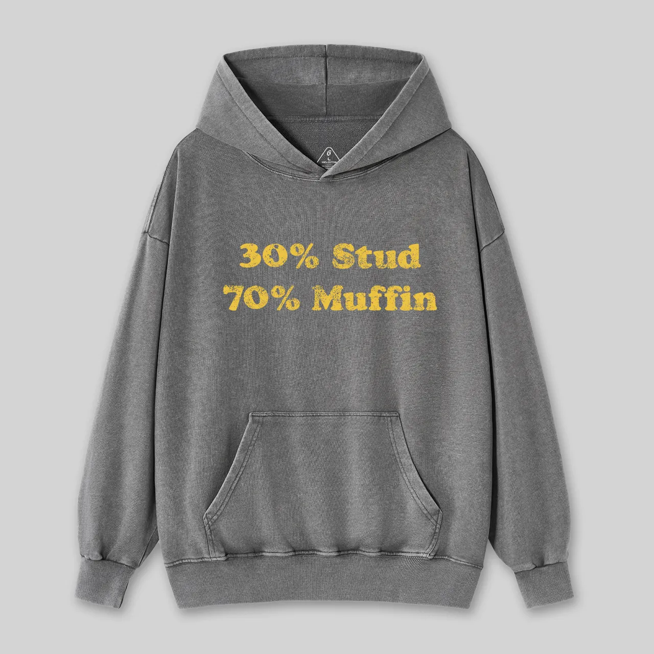 30 Stud 70 Muffin Washed Hoodie - Image 4