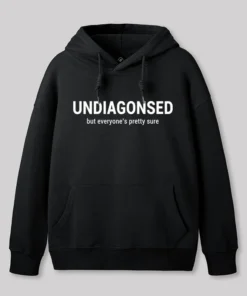 Alternative view of Everyone is Pretty Sure Geek Hoodie