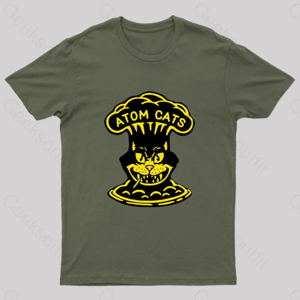 Fallout Atom Cats Garage Nerd T-Shirt - Image 4