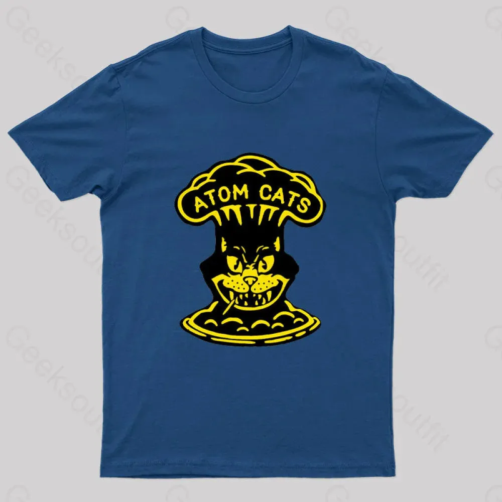 Fallout Atom Cats Garage Nerd T-Shirt - Image 3