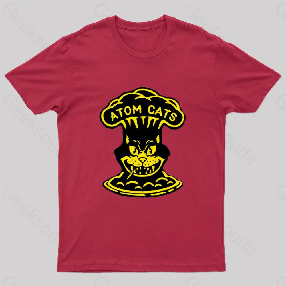 Fallout Atom Cats Garage Nerd T-Shirt - Image 5