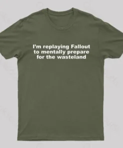 Alternative view of Fallout Prep Nerd T-Shirt