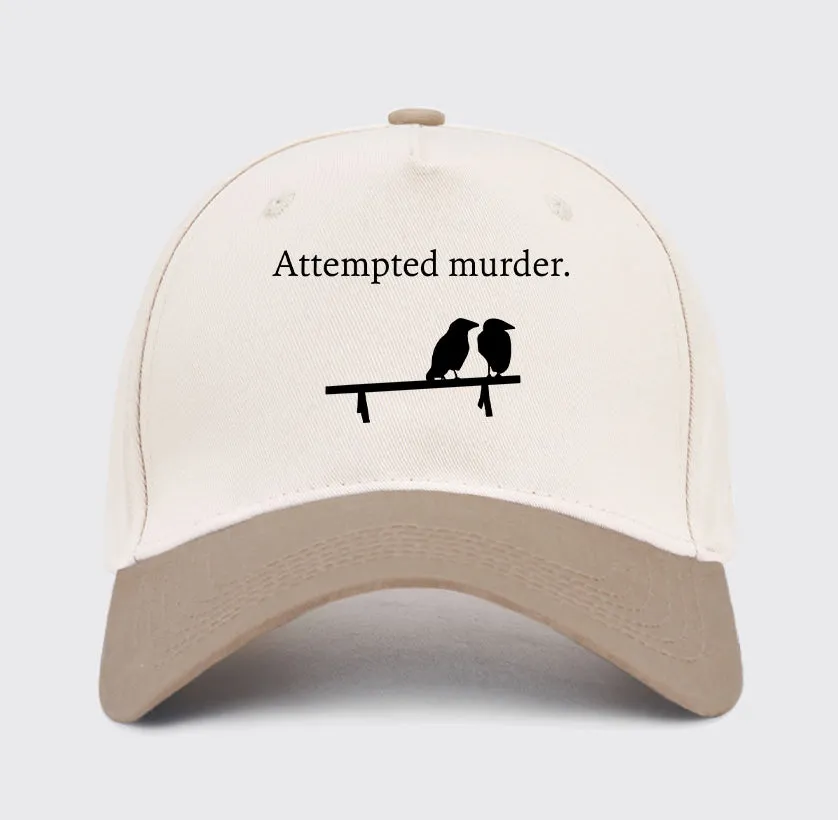 Attempted Murder Washed Vintage Baseball Cap - Image 8