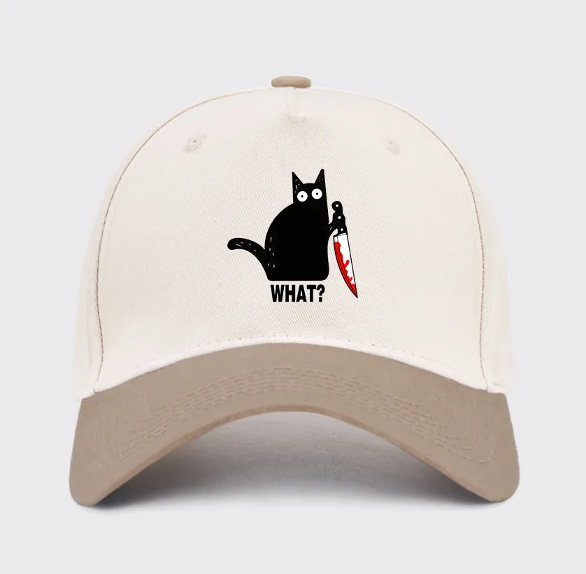 Spooky Lockdown Cat Baseball Cap - Image 5