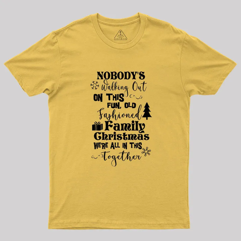 Old Fashioned Family Christmas Geek T-Shirt - Image 8