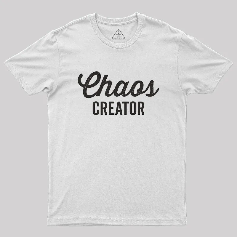 Chaos Creator Geek T-Shirt - Image 11
