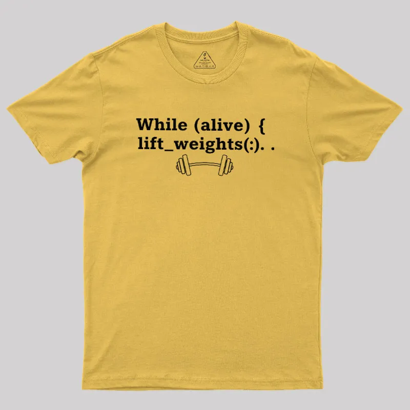 Code & Lift Loop Geek T-Shirt - Image 6