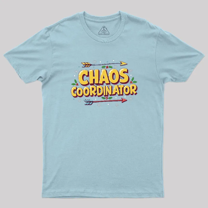 Chaos Coordinator Christmas Geek T-Shirt - Image 10