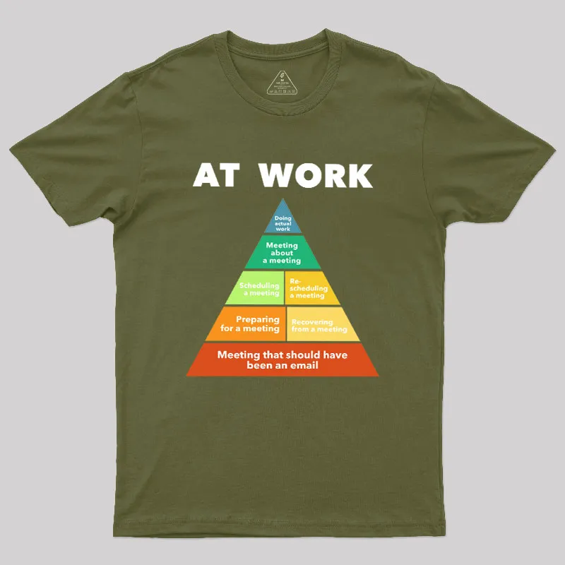At Work Geek T-Shirt - Image 3