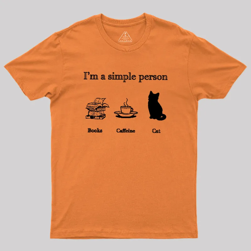 I'm A Simple Person Geek T-Shirt - Image 4