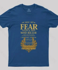 Alternative view of Fear Is The Mind Killer T-Shirt