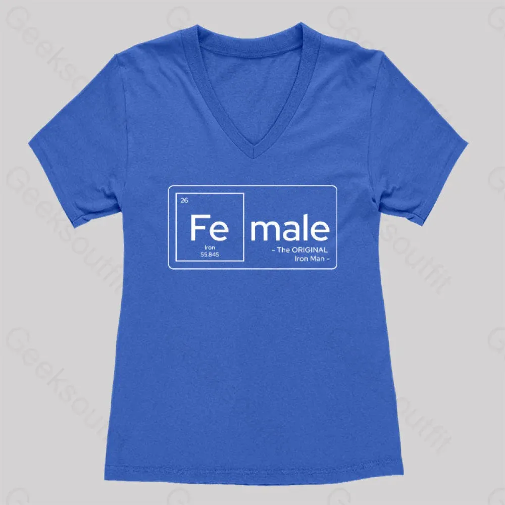 Female Women's V-Neck T-shirt