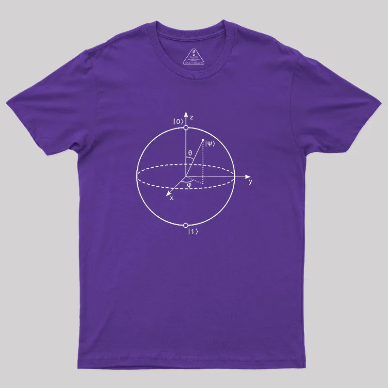 Bloch Sphere Geek T-Shirt - Image 6