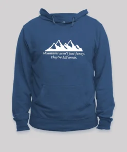 Alternative view of Mountain's Aren't Just Funny - They're Hill Areas Nerd Hoodie