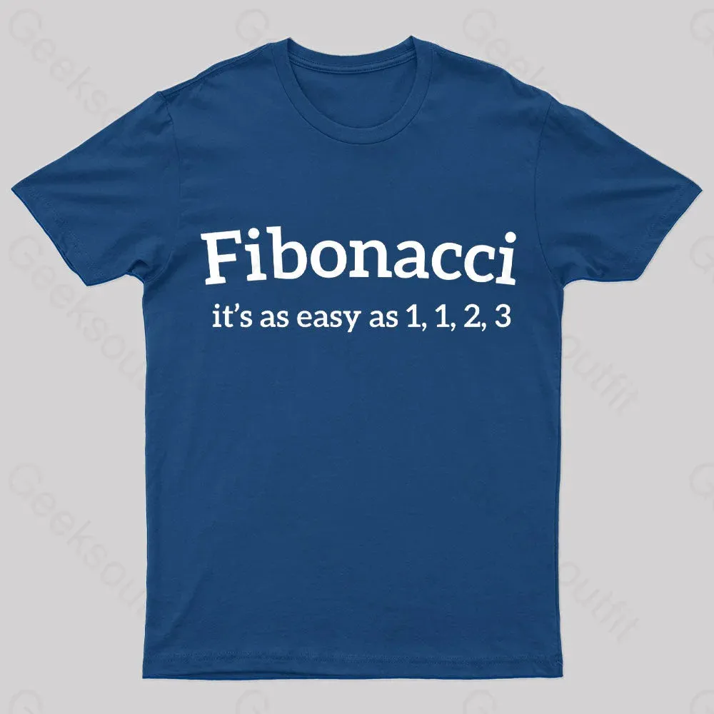 Fibonacci Funny Quote Nerd T-Shirt - Image 2