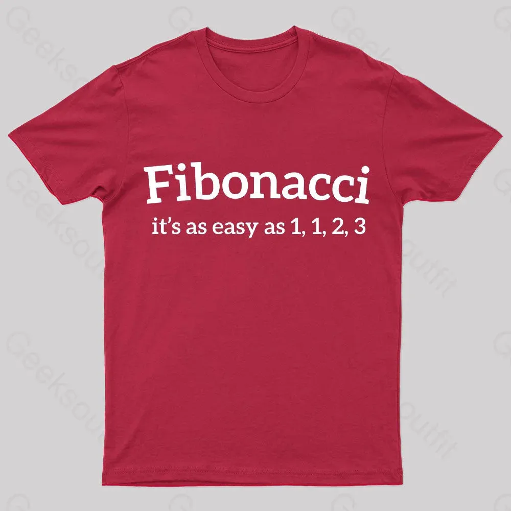 Fibonacci Funny Quote Nerd T-Shirt - Image 6