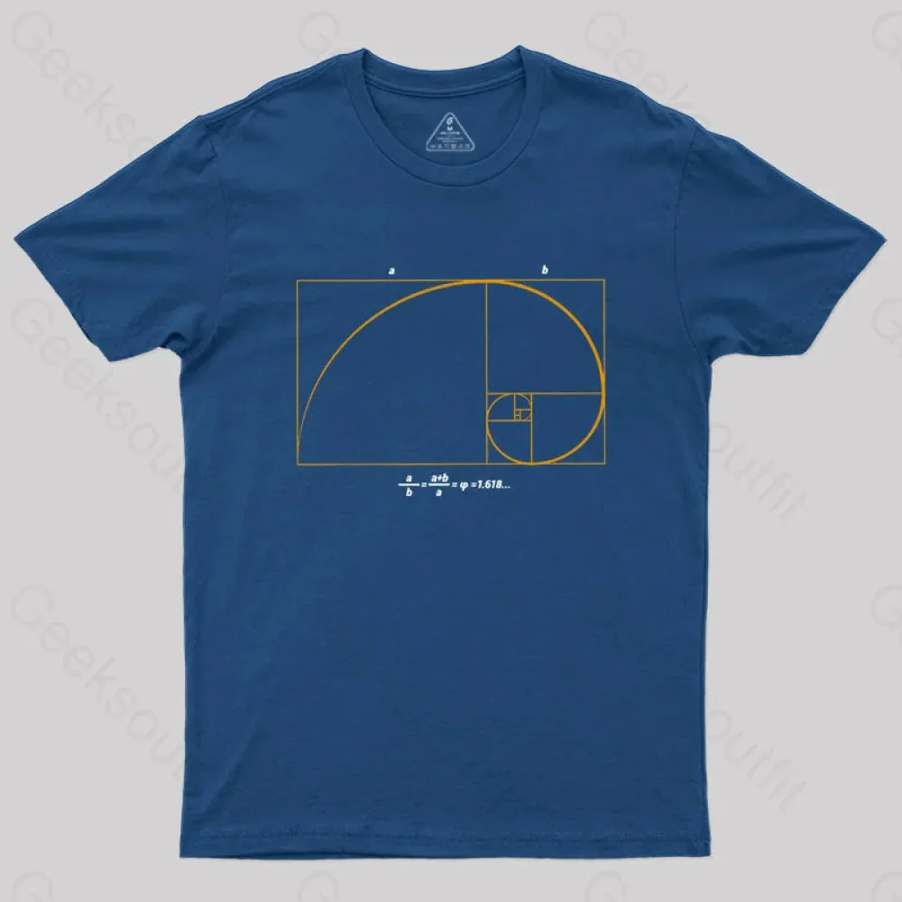 Fibonacci Math Art Science Engineer T-Shirt