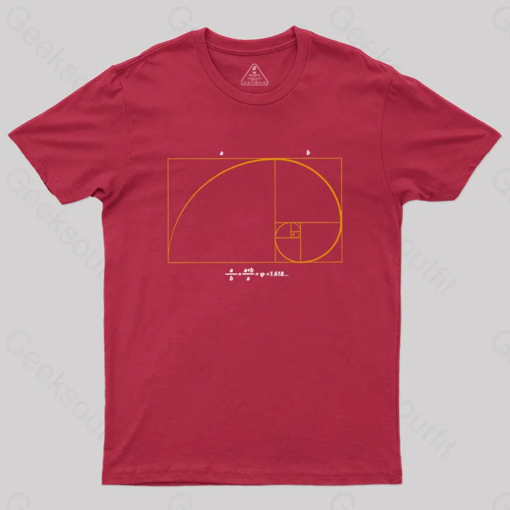 Fibonacci Math Art Science Engineer T-Shirt - Image 4