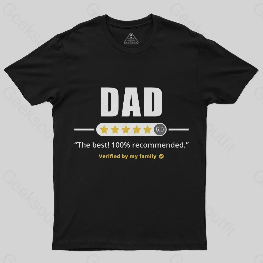Five Stars Dad T-Shirt