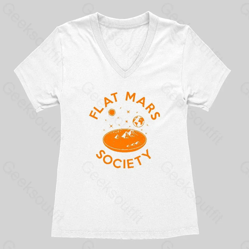 Flat Mars Women's V-Neck T-shirt - Image 2