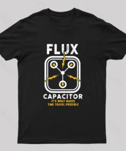 Flux Capacitor A Journey Through Time Classic Nerd T-Shirt