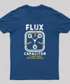 Alternative view of Flux Capacitor A Journey Through Time Classic Nerd T-Shirt