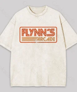 Alternative view of Flynn's Arcade 80s Retro Washed T-shirt