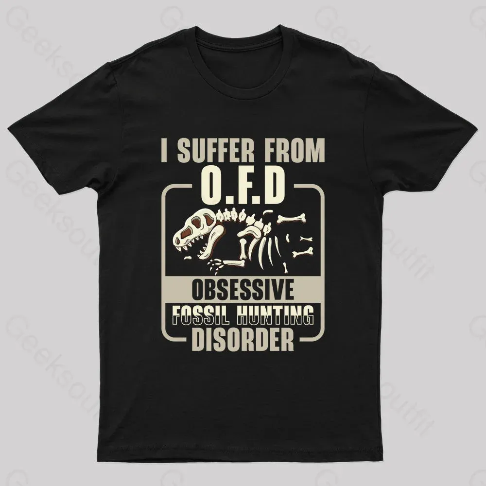 Fossil Hunting Disorder Nerd T-Shirt - Image 2