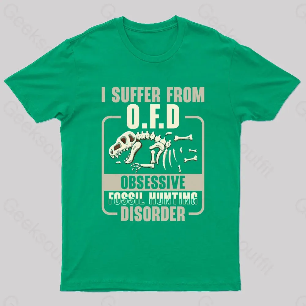 Fossil Hunting Disorder Nerd T-Shirt - Image 5
