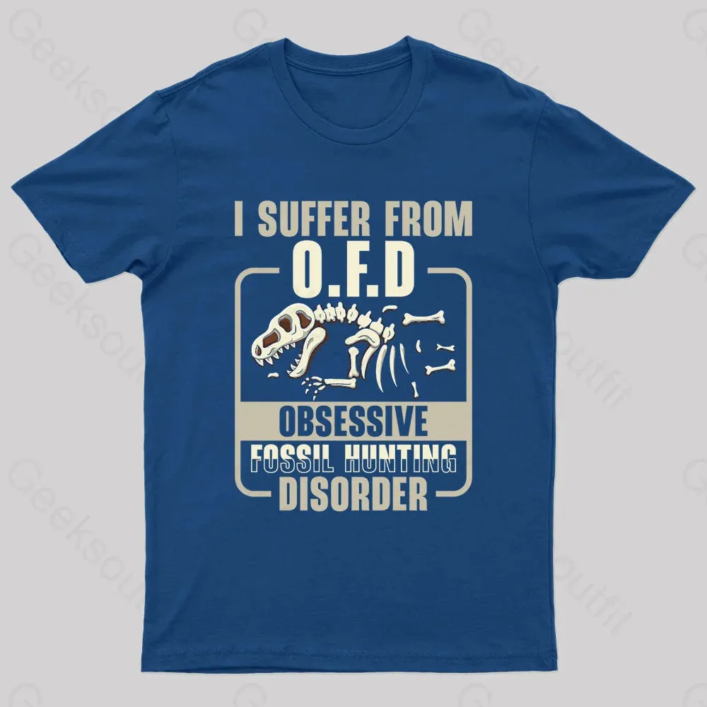 Fossil Hunting Disorder Nerd T-Shirt - Image 3